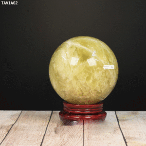 Quả cầu Thạch Anh vàng 1A - 9,5Kg- 19cm