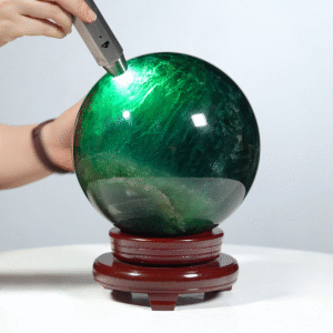 Quả cầu fluorit xanh 9,8kg - 18,2cm