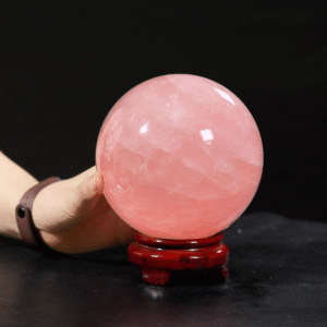 Quả cầu Thạch Anh hồng 3A 2,9kg - 12,6cm (mẫu 2)