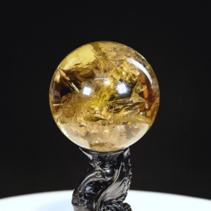 Quả cầu Thạch Anh vàng 1,25kg - 9,8cm