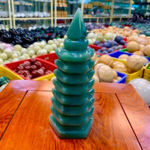 Tháp văn xương Thạch Anh xanh lá – TVX 002