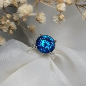 Nhẫn Bạc Đá Topaz