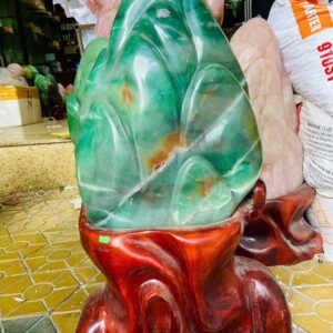 Đá cảnh thạch anh xanh